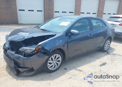 2017 Toyota Corolla Le z USA, uszkodzony, nr VIN 2T1BURHE2HC768730